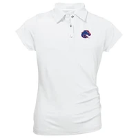 Youth Garb White Boise State Broncos Brighton Polo
