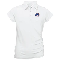 Youth Garb White Boise State Broncos Brighton Polo