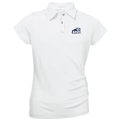 Youth Garb White New Hampshire Wildcats Brighton Polo