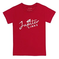 Infant Tiny Turnip Red Jupiter Links Golf Club Team T-Shirt