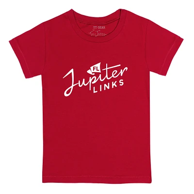 Infant Tiny Turnip Red Jupiter Links Golf Club Team T-Shirt