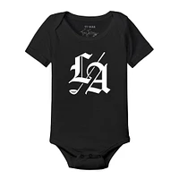 Infant Tiny Turnip Black Los Angeles Golf Club Team Bodysuit