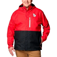 Men's Columbia  Red Georgia Bulldogs Big & Tall Field Bound Omni-Tech™ Full-Zip Jacket