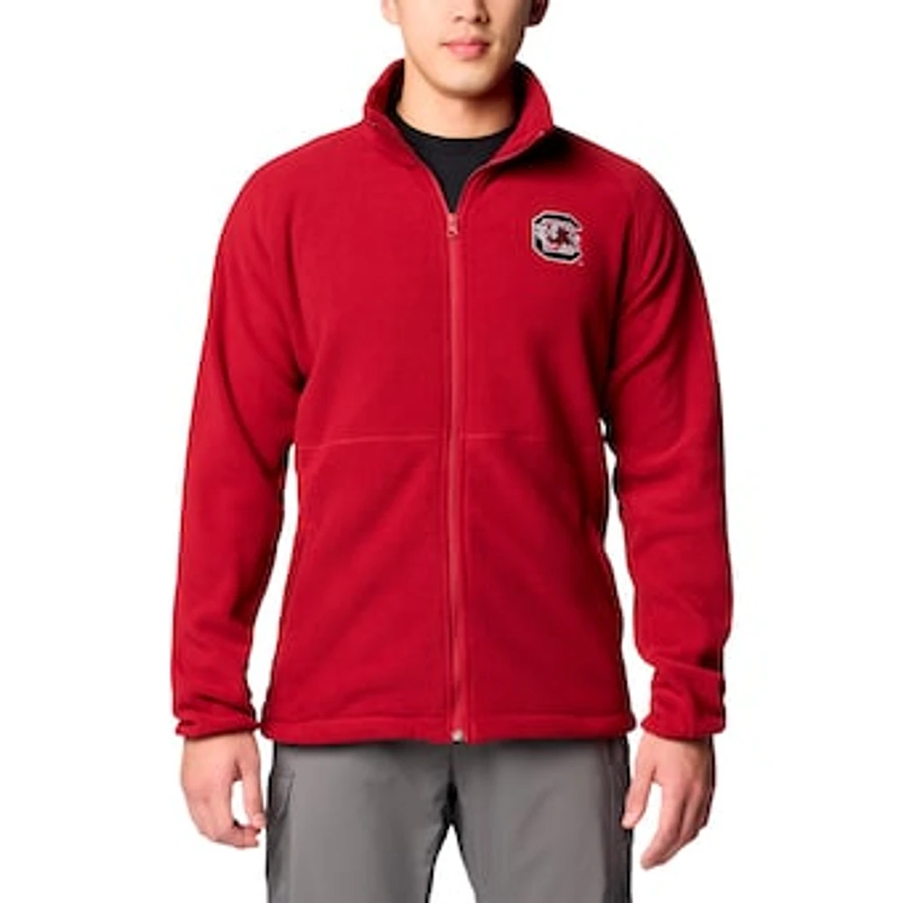 Men's Columbia  Garnet South Carolina Gamecocks Big & Tall Flanker™ IV Fleece Raglan Full-Zip Jacket