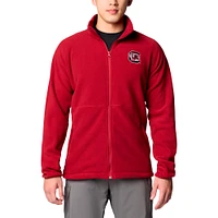 Men's Columbia  Garnet South Carolina Gamecocks Big & Tall Flanker™ IV Fleece Raglan Full-Zip Jacket