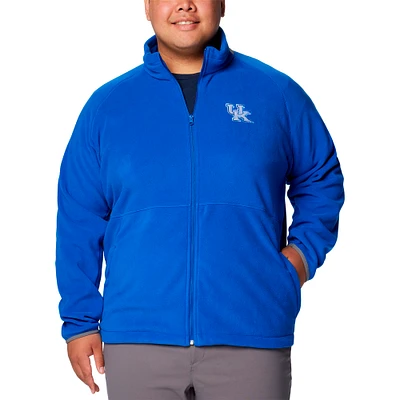 Men's Columbia  Royal Kentucky Wildcats Big & Tall Flanker™ IV Fleece Raglan Full-Zip Jacket