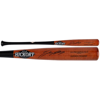 Jackson Holliday Baltimore Orioles Autographed Old Hickory Game Model Bat