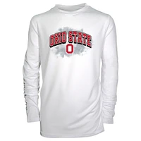 Toddler Garb White Ohio State Buckeyes Jesse Long Sleeve Sun Shirt