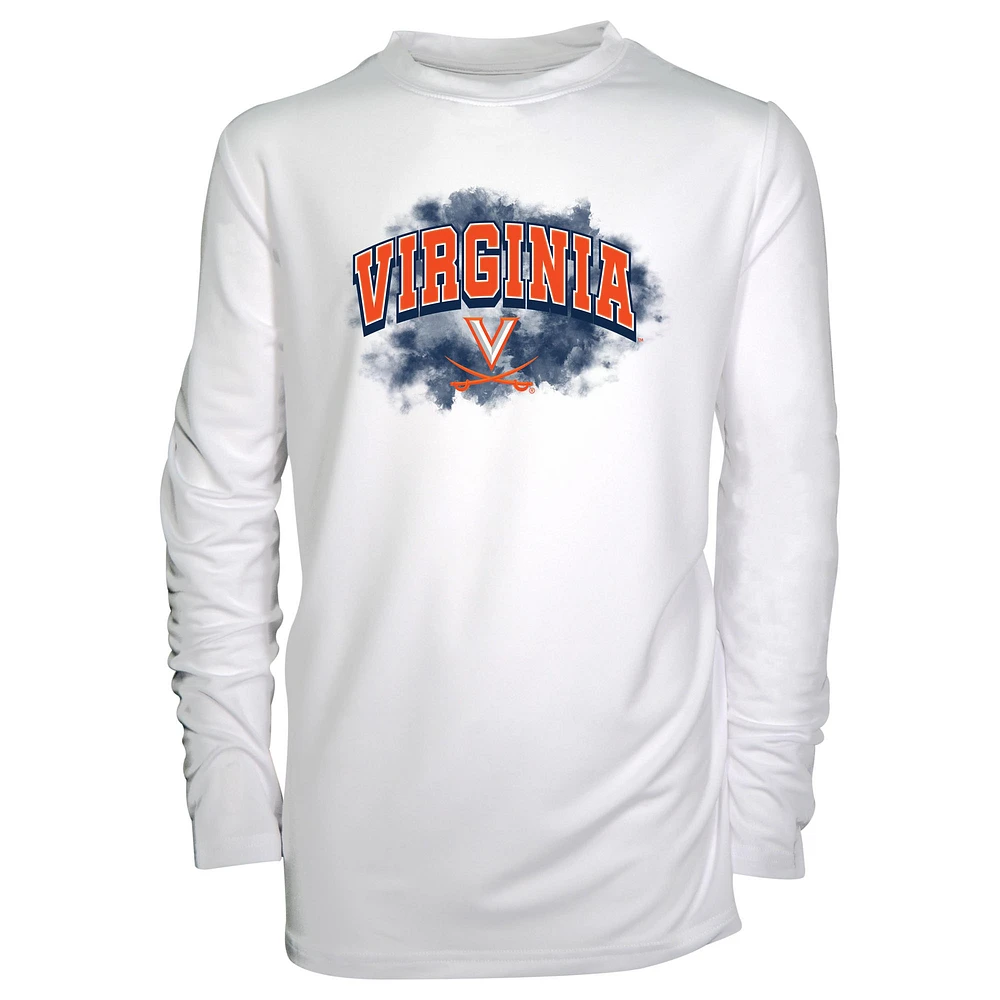 Toddler Garb White Virginia Cavaliers Jesse Long Sleeve Sun Shirt
