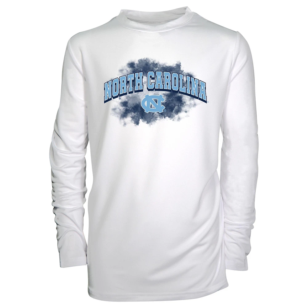 Toddler Garb White North Carolina Tar Heels Jesse Long Sleeve Sun Shirt