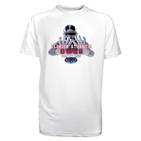 Toddler Garb White Florida Atlantic Owls Kevin Raglan Sun Shirt