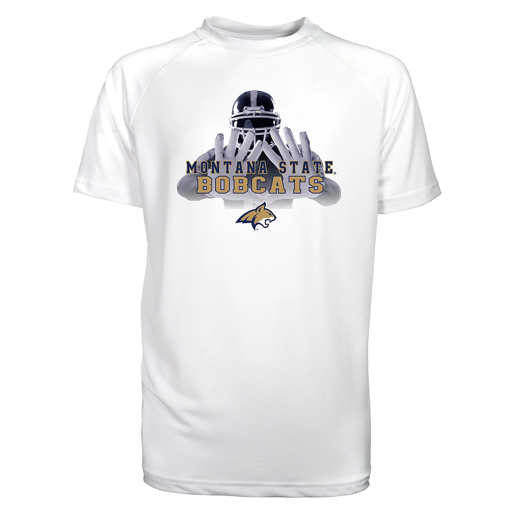 Toddler Garb White Montana State Bobcats Kevin Raglan Sun Shirt