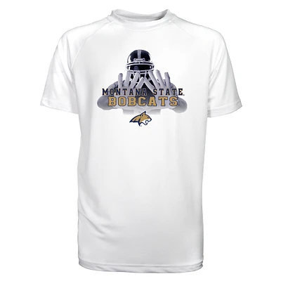 Toddler Garb White Montana State Bobcats Kevin Raglan Sun Shirt