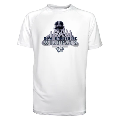 Toddler Garb White New Hampshire Wildcats Kevin Raglan Sun Shirt