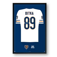 Mike Ditka Chicago Bears Framed 14" x 20" Retired Jersey Art Print