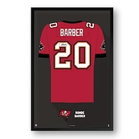 Ronde Barber Tampa Bay Buccaneers Framed 14" x 20" Retired Jersey Art Print