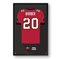 Ronde Barber Tampa Bay Buccaneers Framed 14" x 20" Retired Jersey Art Print