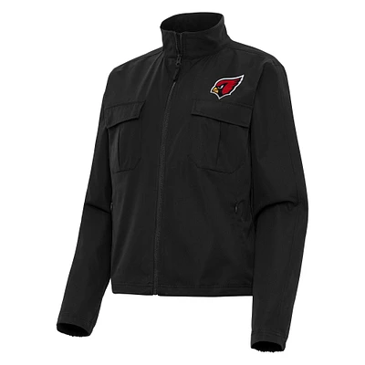 Women's Antigua Arizona Cardinals Even Par Full-Zip Jacket