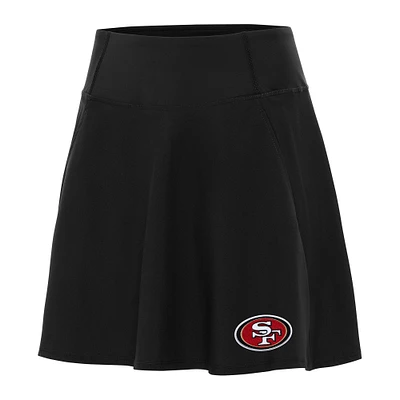 Women's Antigua Black San Francisco 49ers Chip Skort