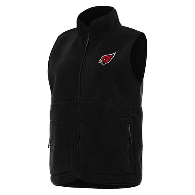 Women's Antigua Arizona Cardinals Nostalgic Full-Zip Vest
