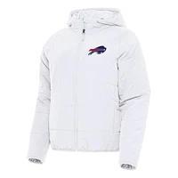 Women's Antigua  White Buffalo Bills Universe Full-Zip Hoodie Jacket