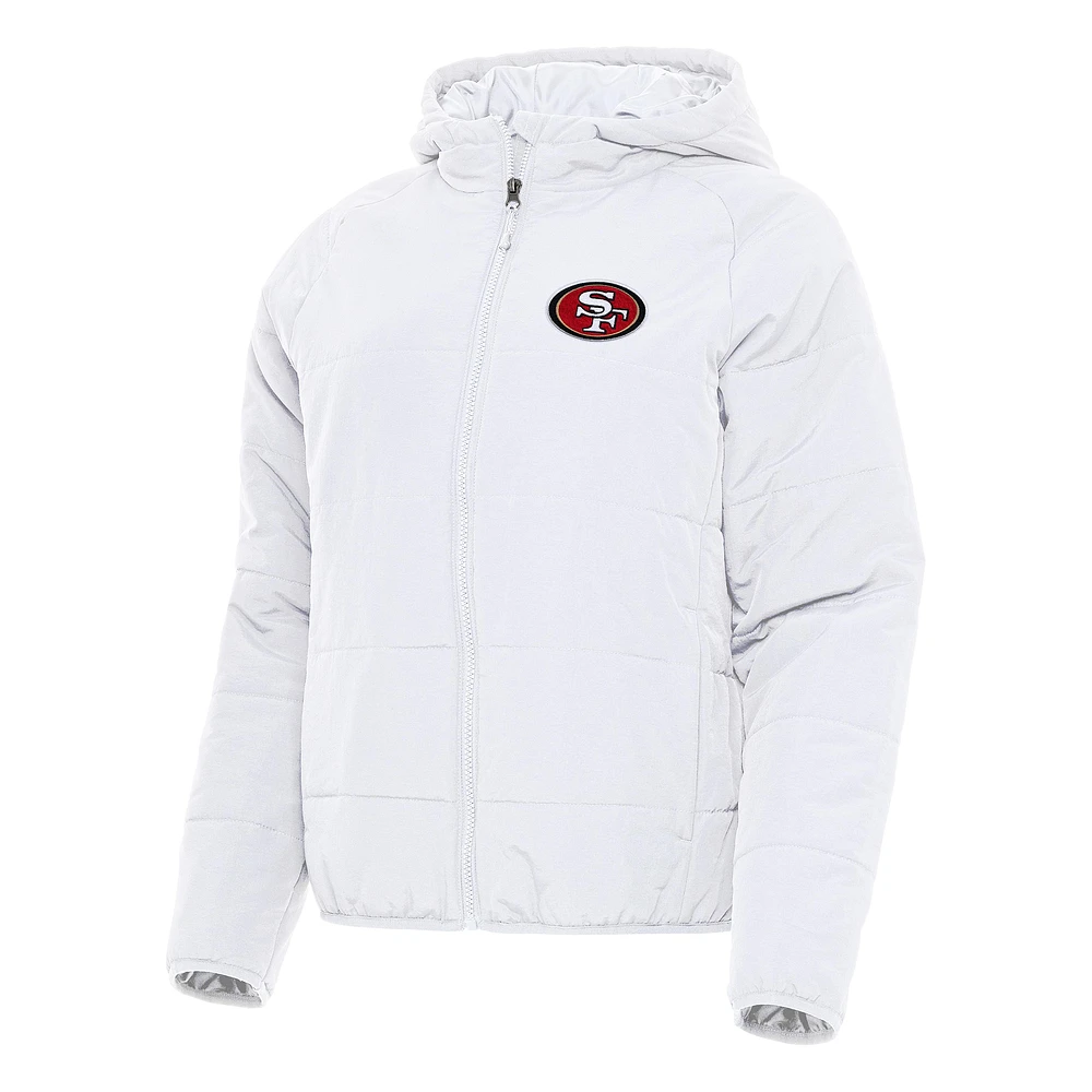 Women's Antigua San Francisco 49ers Universe Full-Zip Hoodie Jacket