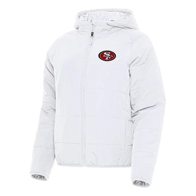 Women's Antigua San Francisco 49ers Universe Full-Zip Hoodie Jacket