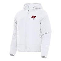 Women's Antigua  White Tampa Bay Buccaneers  Universe Full-Zip Hoodie Jacket