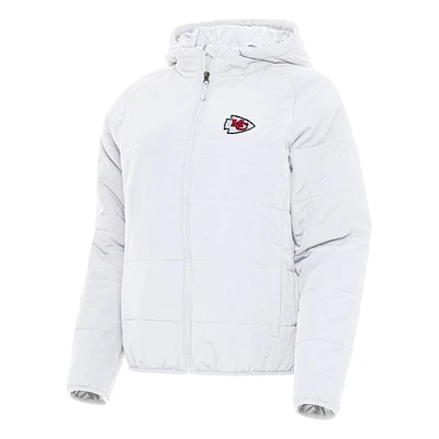 Women's Antigua Kansas City Chiefs Universe Full-Zip Hoodie Jacket