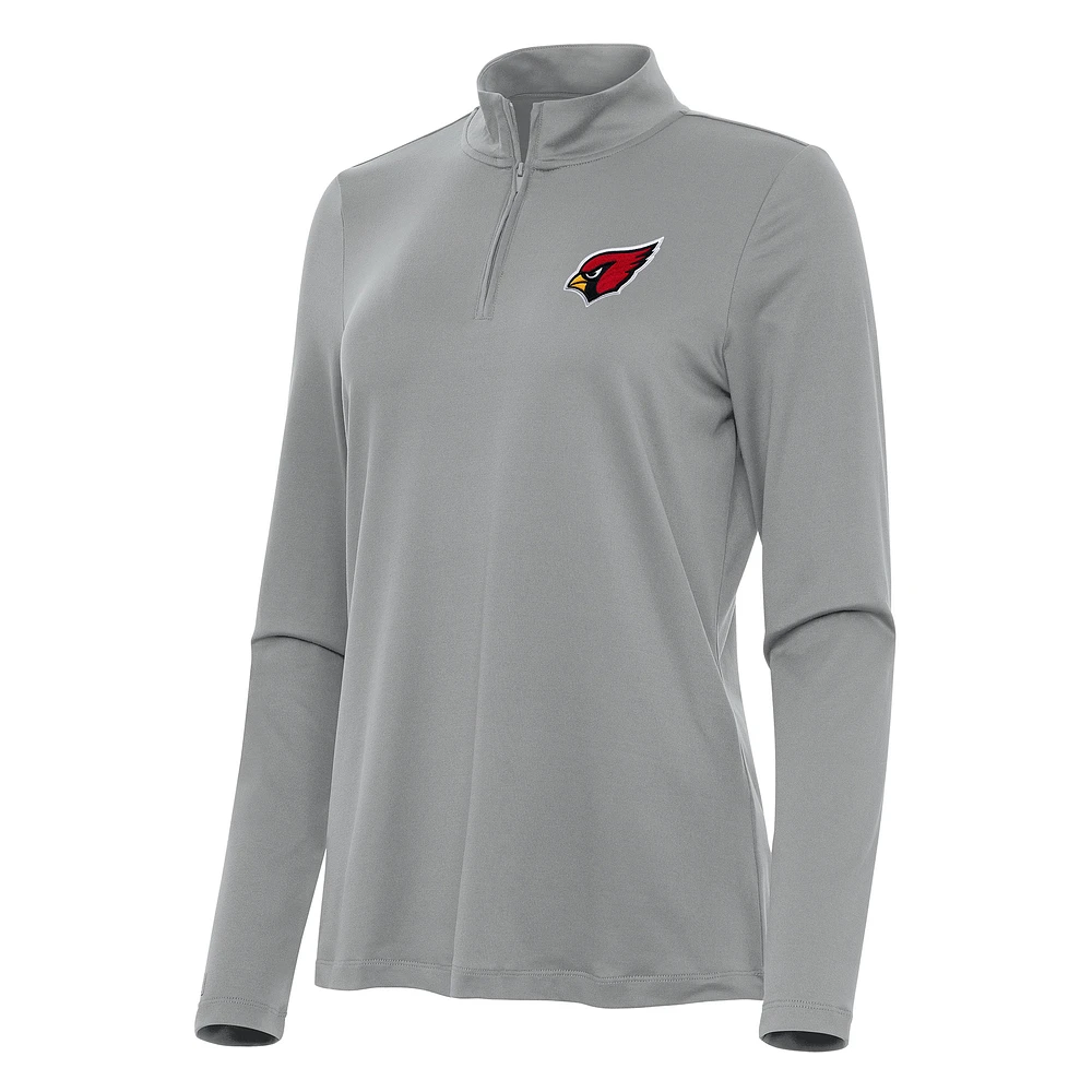 Women's Antigua Arizona Cardinals Reprocess Quarter-Zip Top