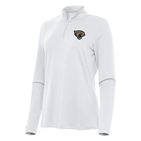 Women's Antigua Jacksonville Jaguars Reprocess Quarter-Zip Top