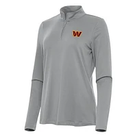 Women's Antigua Washington Commanders Reprocess Quarter-Zip Top