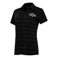 Women's Antigua Baltimore Ravens Tunnel Polo