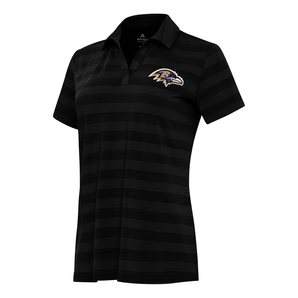 Women's Antigua Baltimore Ravens Tunnel Polo