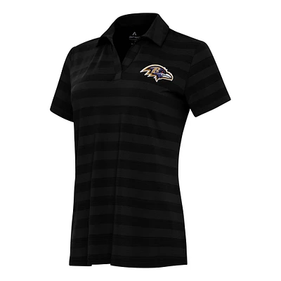 Women's Antigua Baltimore Ravens Tunnel Polo
