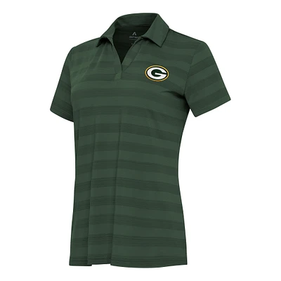 Women's Antigua  Green Bay Packers Tunnel Polo