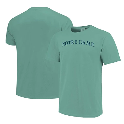 Unisex  Light Green Notre Dame Fighting Irish Comfort Colors Fashion Color Arch T-Shirt