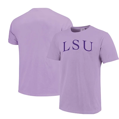 Unisex  Purple LSU Tigers Comfort Colors Fashion Color Arch T-Shirt