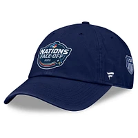 Men's Fanatics Navy 2025 4 Nations Face-Off Adjustable Hat