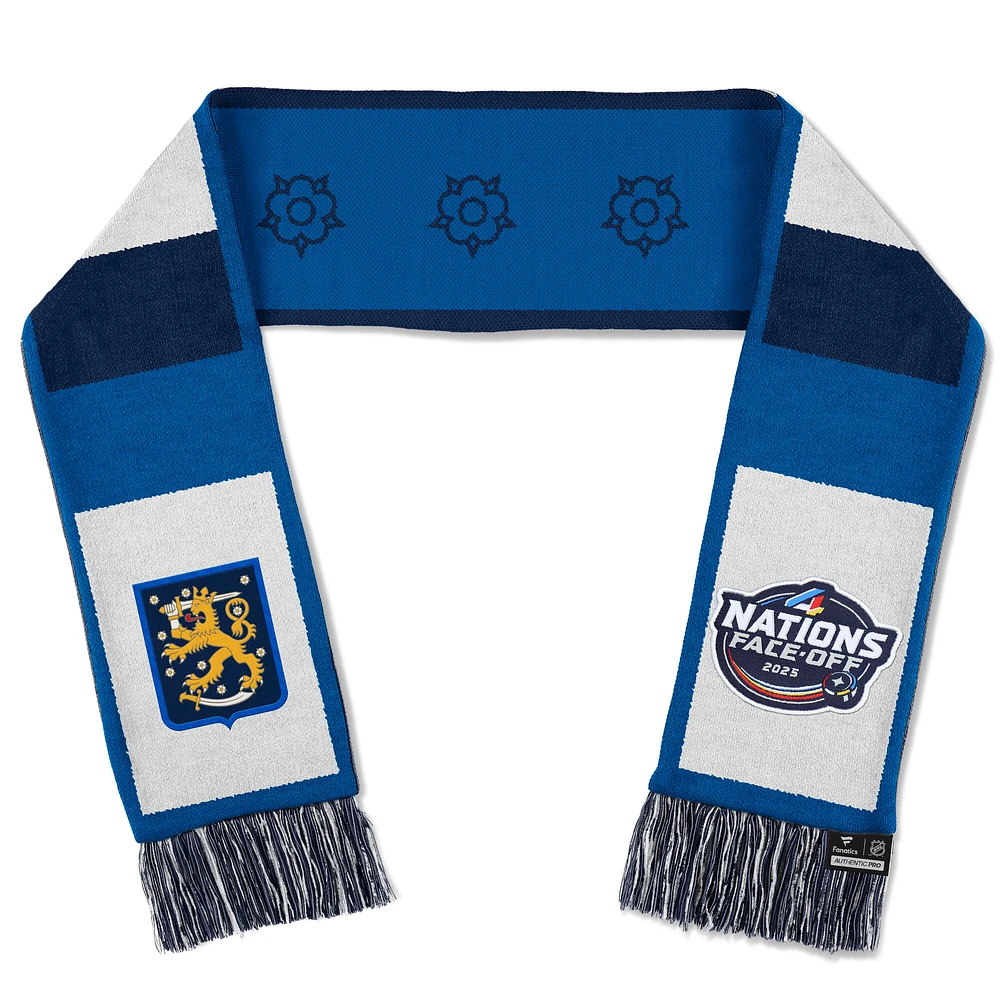 Fanatics Blue/White Finland 2025 4 Nations Face-Off Scarf