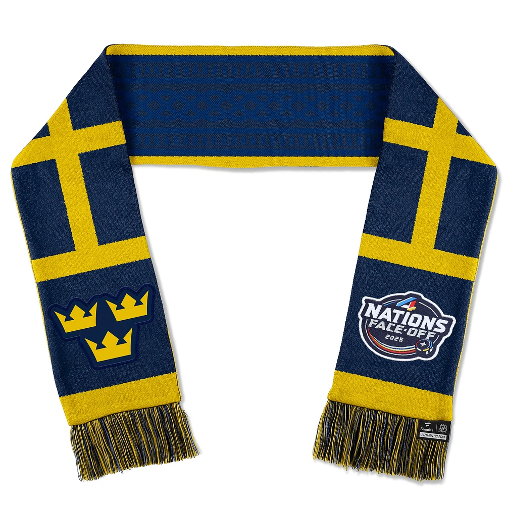 Fanatics Yellow/Navy Sweden 2025 4 Nations Face-Off Scarf