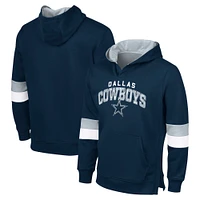 Men's G-III Sports by Carl Banks Navy Dallas Cowboys Adaptive Faceoff Pullover Hoodie