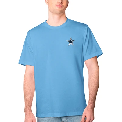 Men's Margaritaville Light Blue Dallas Cowboys Flip Flop T-Shirt