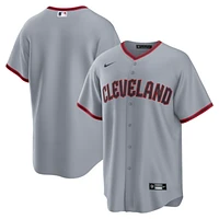 Men's Nike  Gray Cleveland Guardians Road Replica Jersey