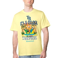 Men's Margaritaville Yellow Tampa Bay Rays Five O'Clock Graphic T-Shirt