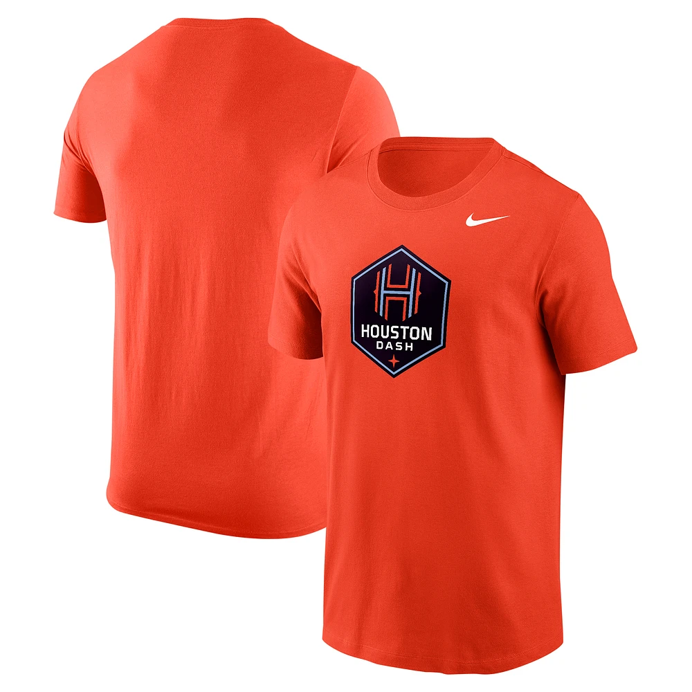 Men's Nike Orange Houston Dash Primary Logo Core T-Shirt