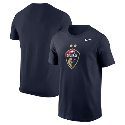 Men's Nike Navy North Carolina Courage Primary Logo Core T-Shirt