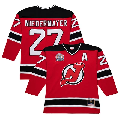 Men's Scott Niedermayer Red New Jersey Devils 2002-03 Power Play