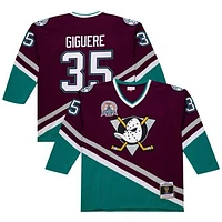 Men's Jean-Sebastien Giguere Purple Anaheim Ducks 2002-03 Power Play Jersey