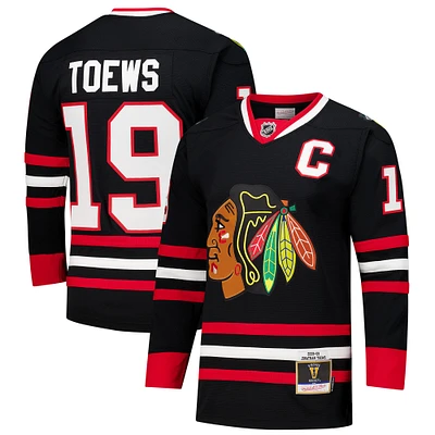 Men's Jonathan Toews Black Chicago Blackhawks 2008-09 Power Play Jersey